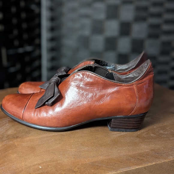 Everybody By BZ Moda Brown Leather Dress Shoes Steam Punk Size 36/5.5 Women's - Picture 4 of 10